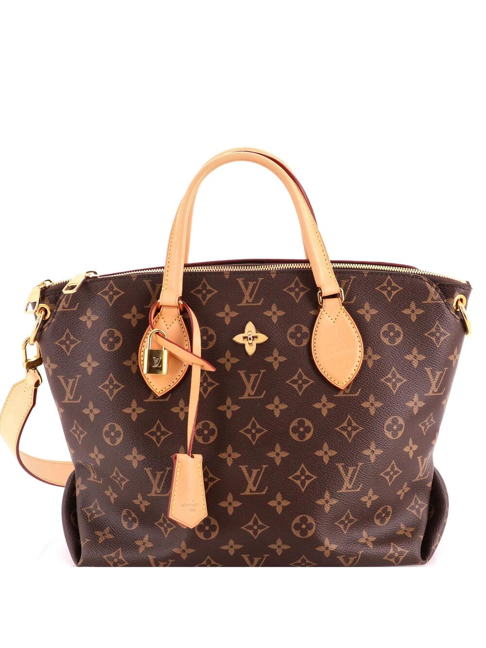 Louis Vuitton Flower Zipped Tote Canvas #373181L22B